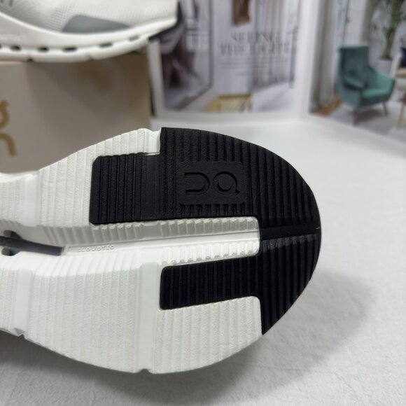 ON Running Cloud Cloudnova Women's White Sand Running Sneaker - Picture 8 of 11